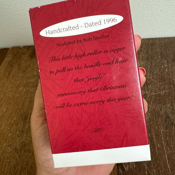 Hallmark Keepsake Ornament VINTAGE dead stock Jackpot Jingle‎ Christmas Ornament - Picture 3 of 3